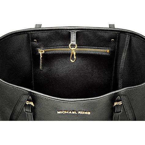 small carry all black jet set michael kors|michael kors purse jet set.